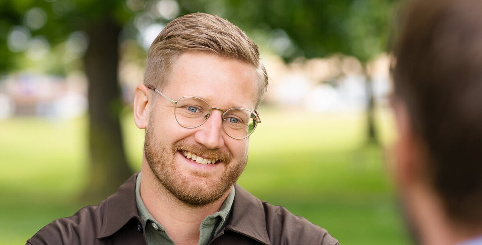 Bild på Gustav Hall, ekonomichef och administrativ chef på Bromöllahem.