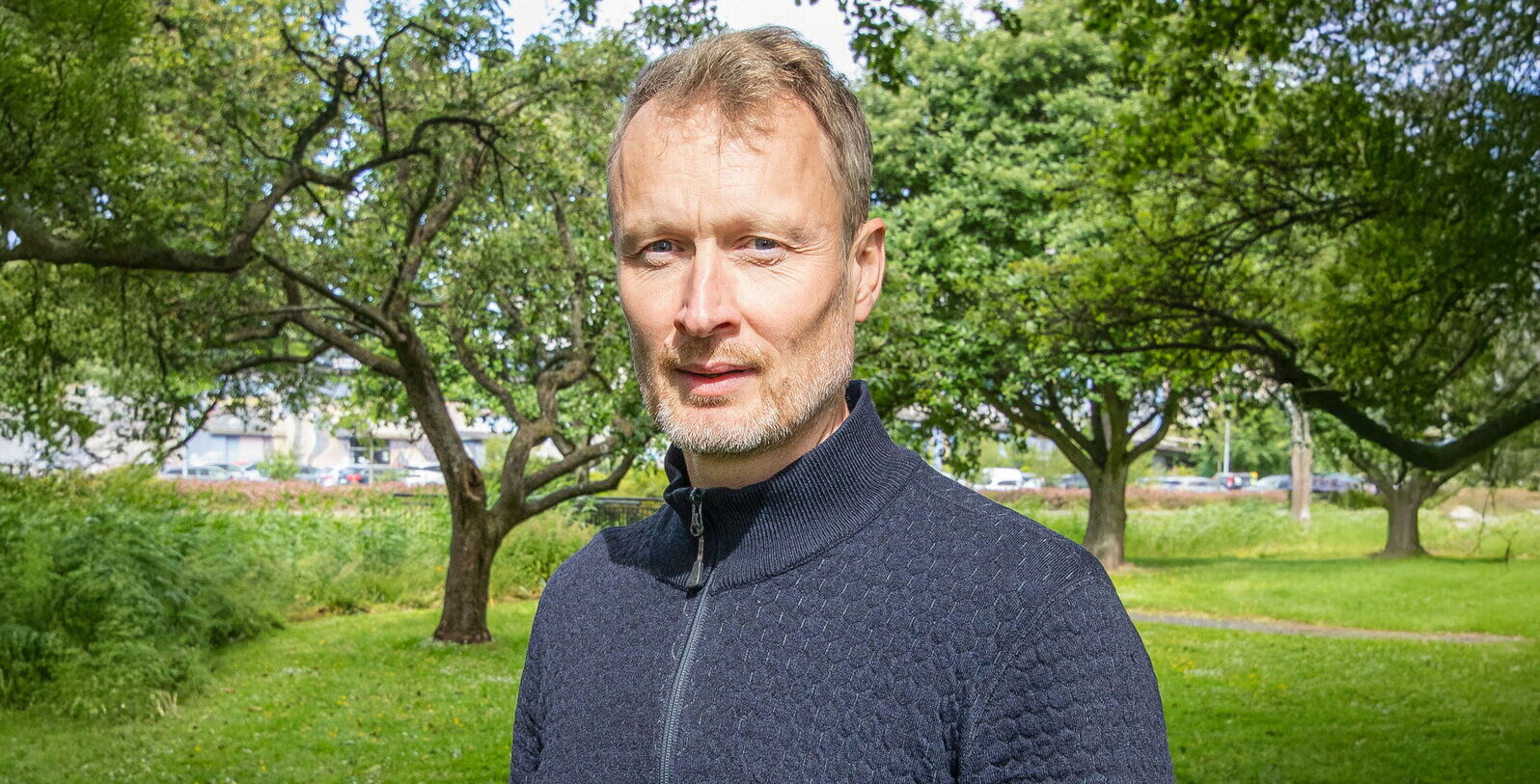 Bild på Lars Sjölander, fastighetschef på Bromöllahem.